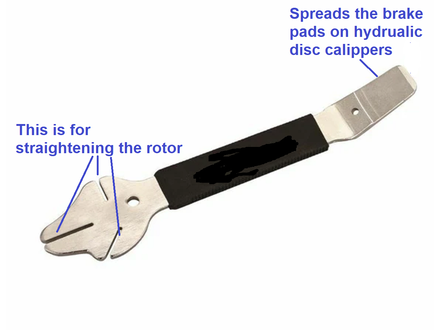 CYCLISTS Cyclist dual-function Bicycle disc brake Tool  YC-172
