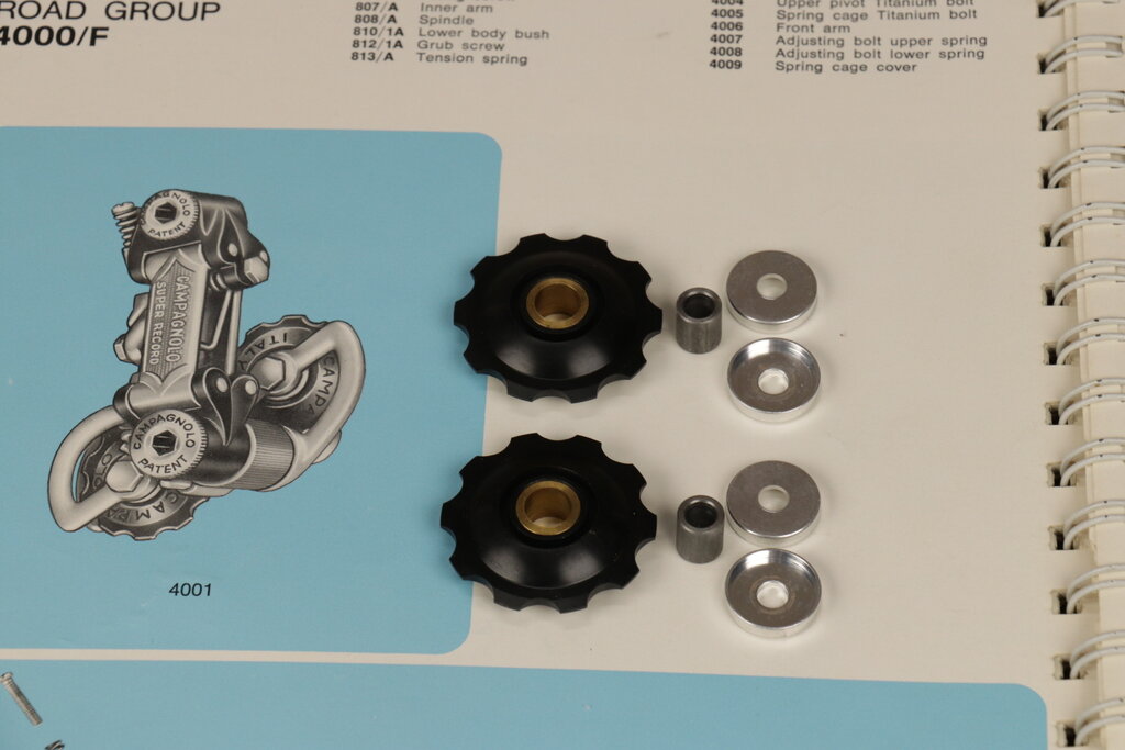 Soma Soma Nuovo / Super Record Campagnolo Reproduction Jockey Pulleys