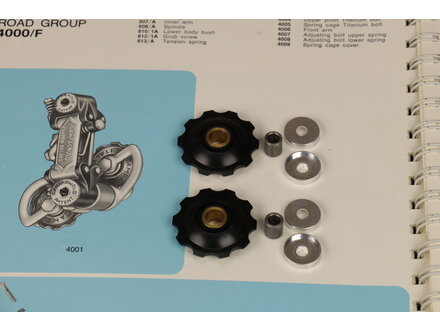 Soma Soma Nuovo / Super Record Campagnolo Reproduction Jockey Pulleys