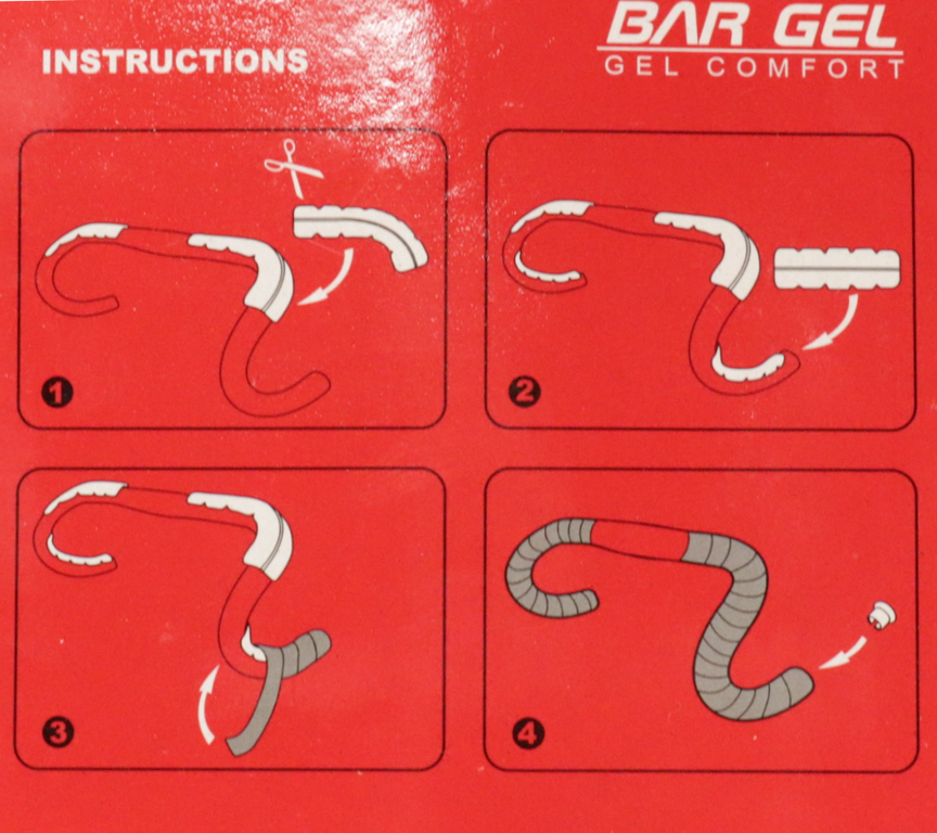 RavX RavX  3mm  Bar Gel Under Handlebar Tape Shock Absorbing Gel