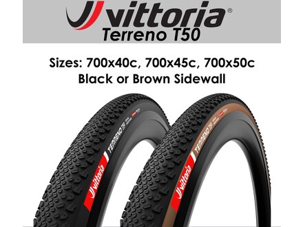 Vittoria Vittoria Terreno T50 Mixed Gravel Endurance Tire Vittoria Vittoria Terreno T50 Mixed Gravel Endurance Tire