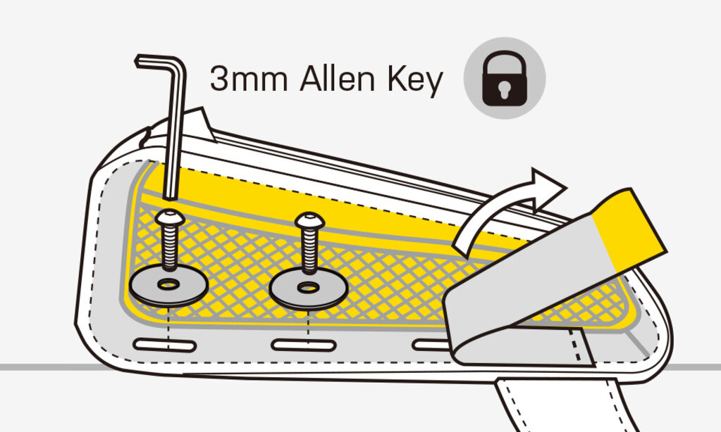 Topeak TOPEAK FASTFUEL Top Tube BAG, Bolts or Strap on /  Med. 0.6 L / 36.6 ci / BLK