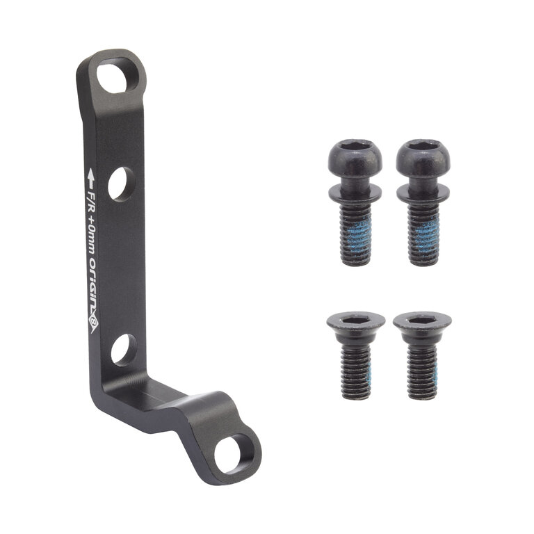 Origin8 Origin8 Vise Disc Brake Adapter Post-Mount Frame to Flat-Mount Brake Black