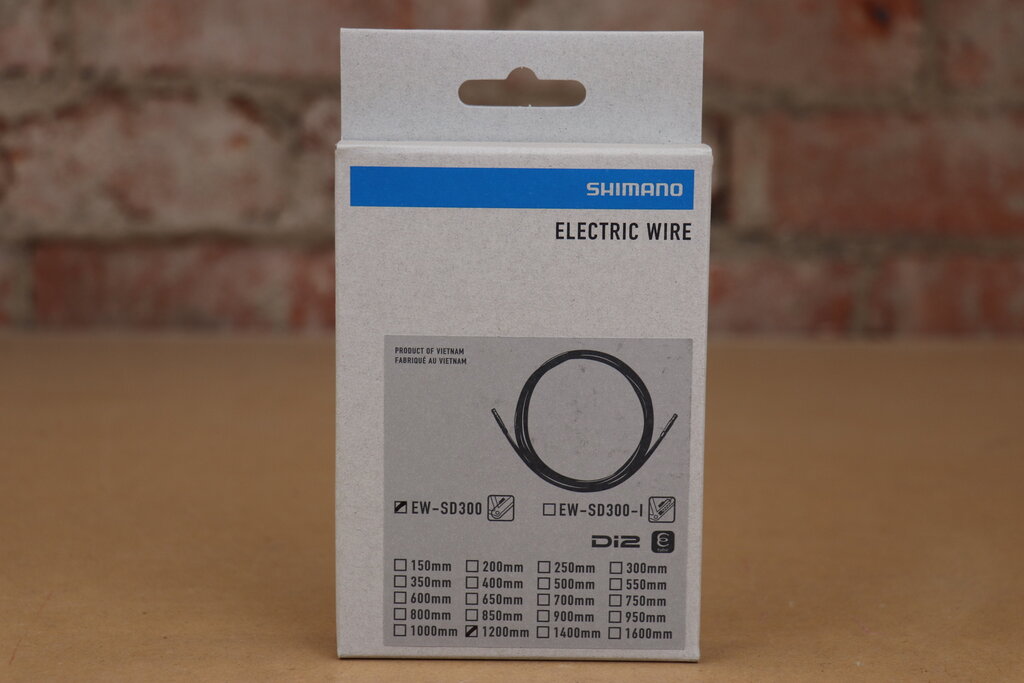 SHIMANO Shimano EW-SD300 Di2 eTube Wire, 1200mm, Black, Internal/External Use