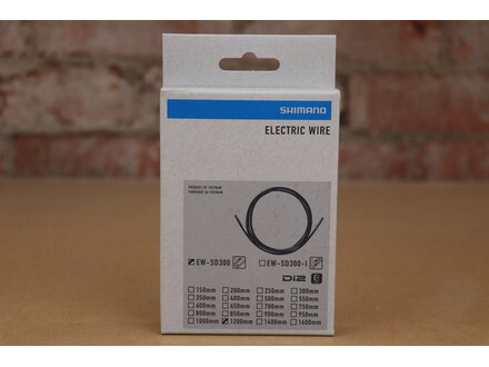 SHIMANO Shimano EW-SD300 Di2 eTube Wire, 1200mm, Black, Internal/External Use