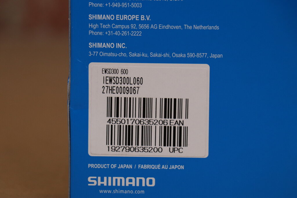 SHIMANO Shimano EW-SD300 Di2 eTube Wire, 600mm, Black, Internal/External Use