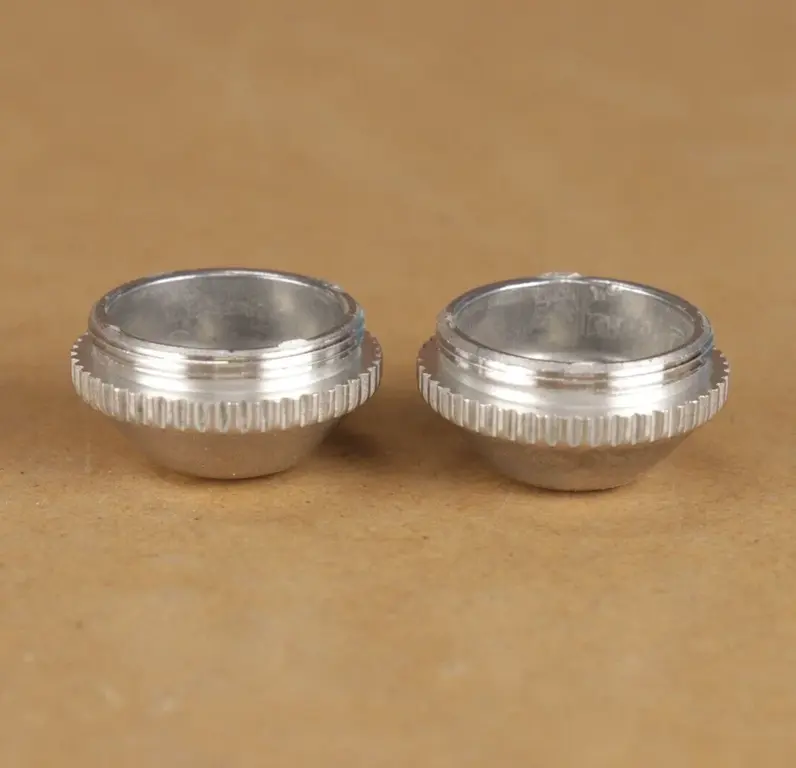 MKS 2 MKS Sylvan Pedal Dust Caps, Aluminum, fits Campagnolo Nuovo / Super Record