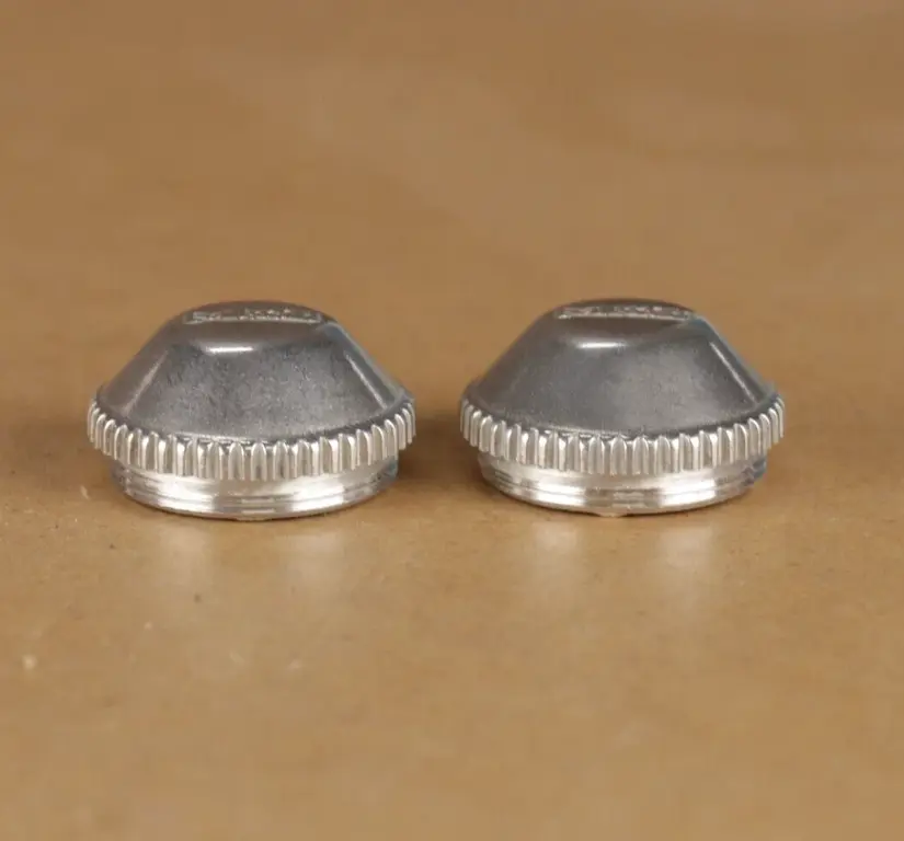 MKS 2 MKS Sylvan Pedal Dust Caps, Aluminum, fits Campagnolo Nuovo / Super Record