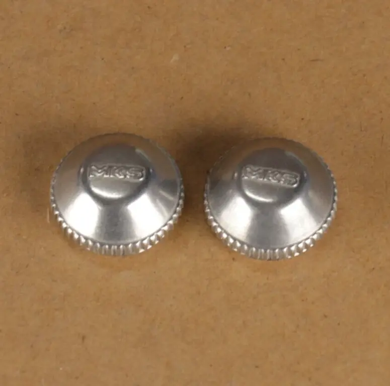 MKS 2 MKS Sylvan Pedal Dust Caps, Aluminum, fits Campagnolo Nuovo / Super Record