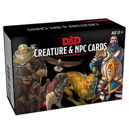 Wizards of the Coast D&D RPG: Creatures & NPC Cards (182 cards)