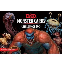 Wizards of the Coast D&D Monster Cards - Challenge 0-5 Deck (268 cards)