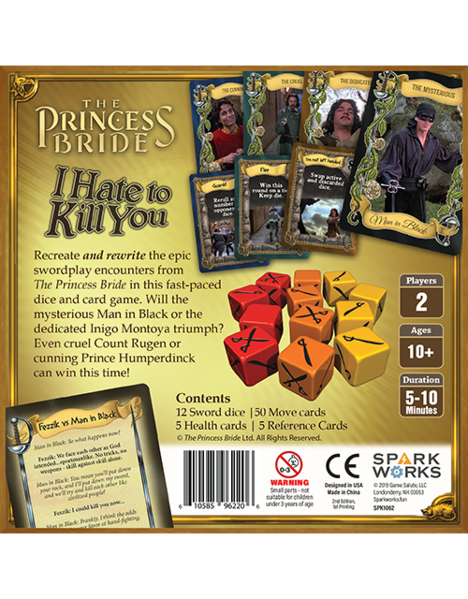 Tabletop Tycoon The Princess Bride I Hate To Kill You