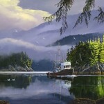 Mark Hobson Art Card Lemmens Inlet