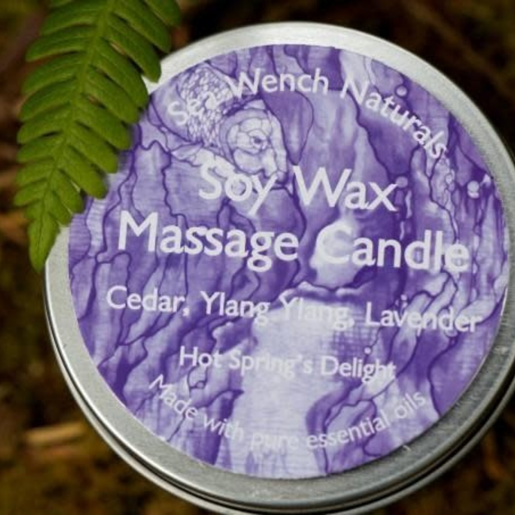 Sea Wench Soy Wax Massage Candle - Hot Springs Delight