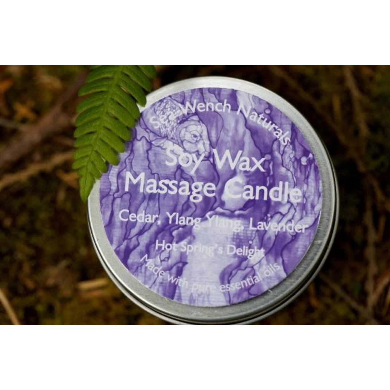 Sea Wench Soy Wax Massage Candle - Hot Springs Delight