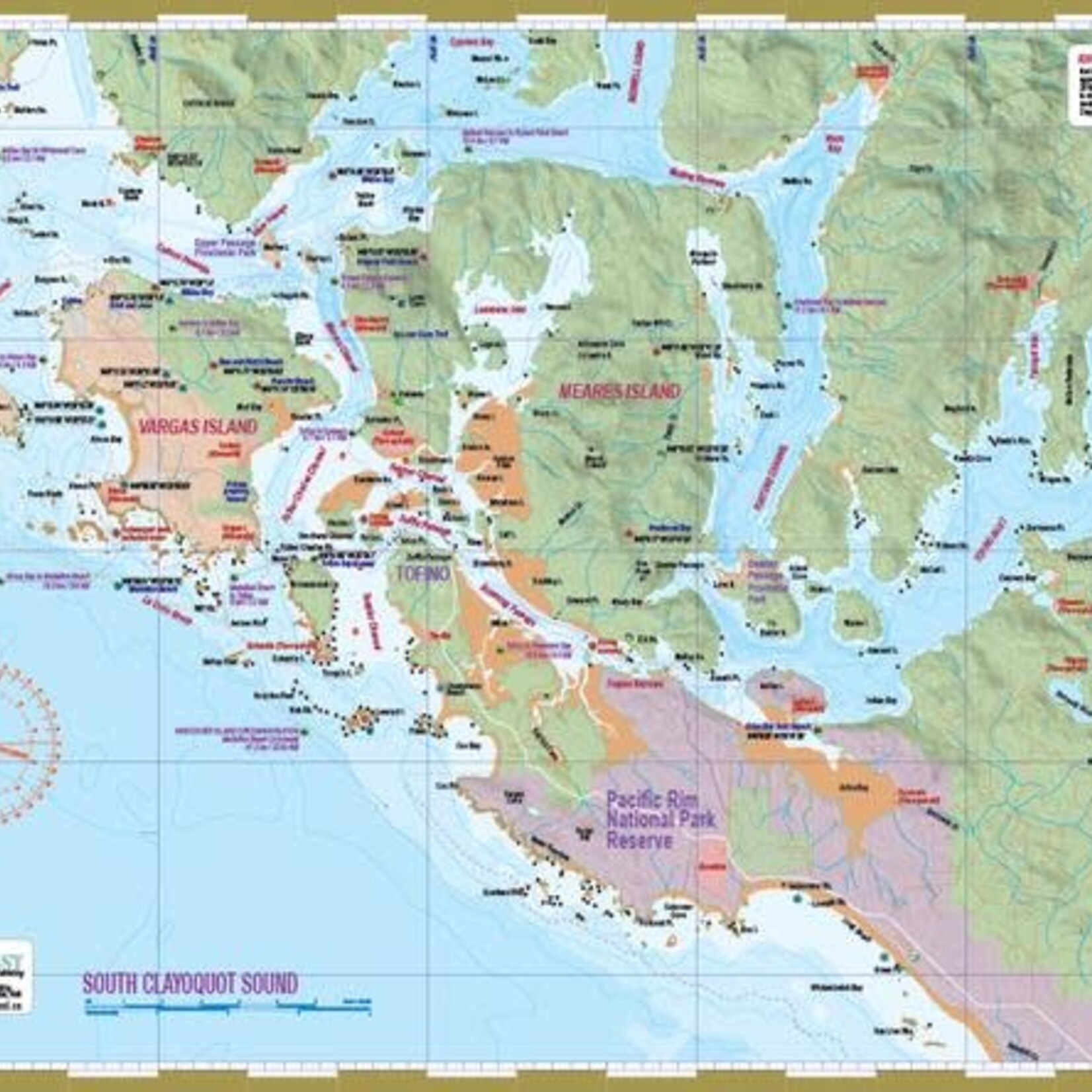 Wild Coast Publishing Map South Clayoquot 208W
