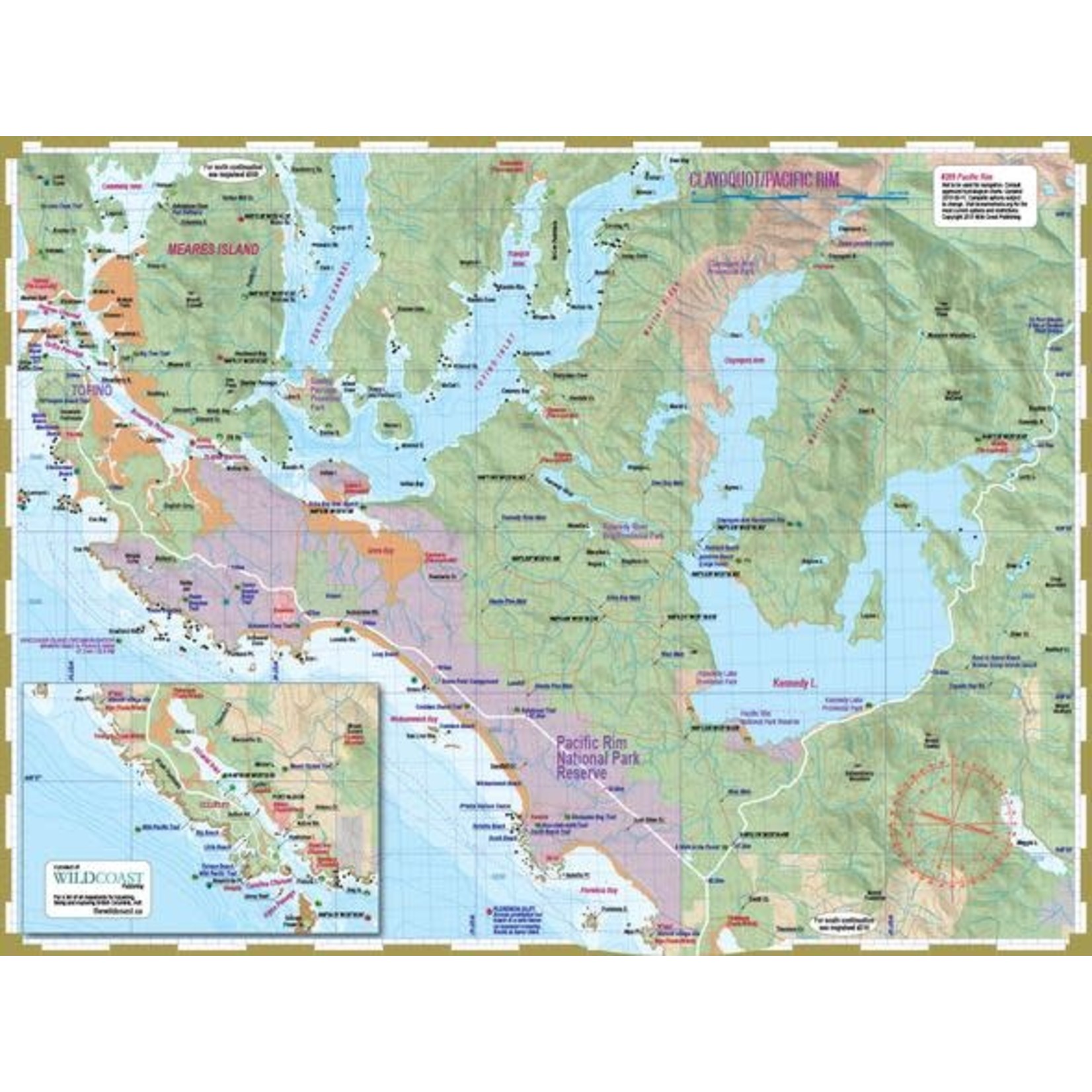 Wild Coast Publishing Map Clayoquot/Pacific Rim 209W