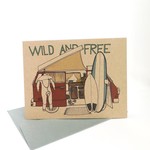 Wild Life Wild & Free Surf Van Card