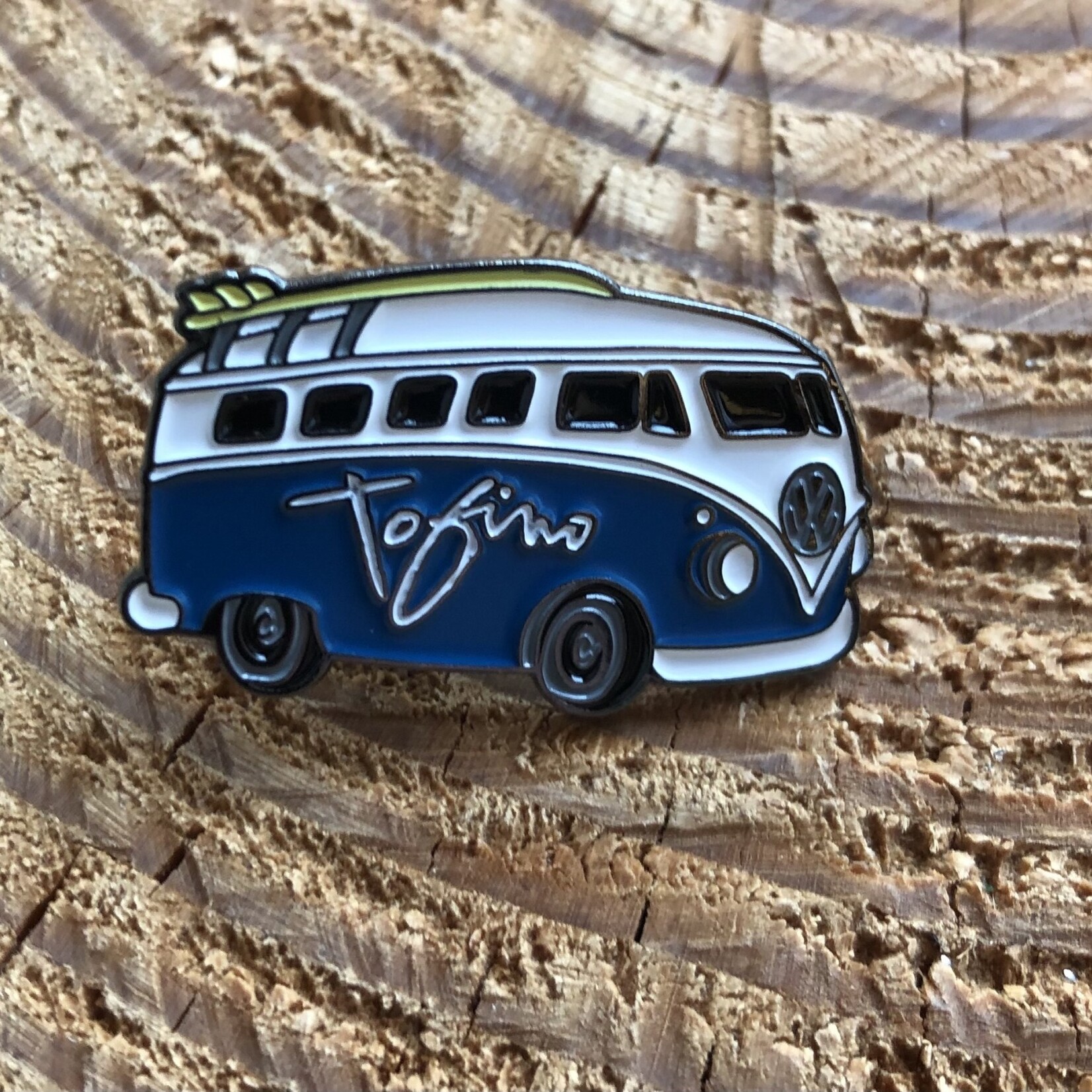 Tourism Tofino Chestervan Lapel Silver Pin