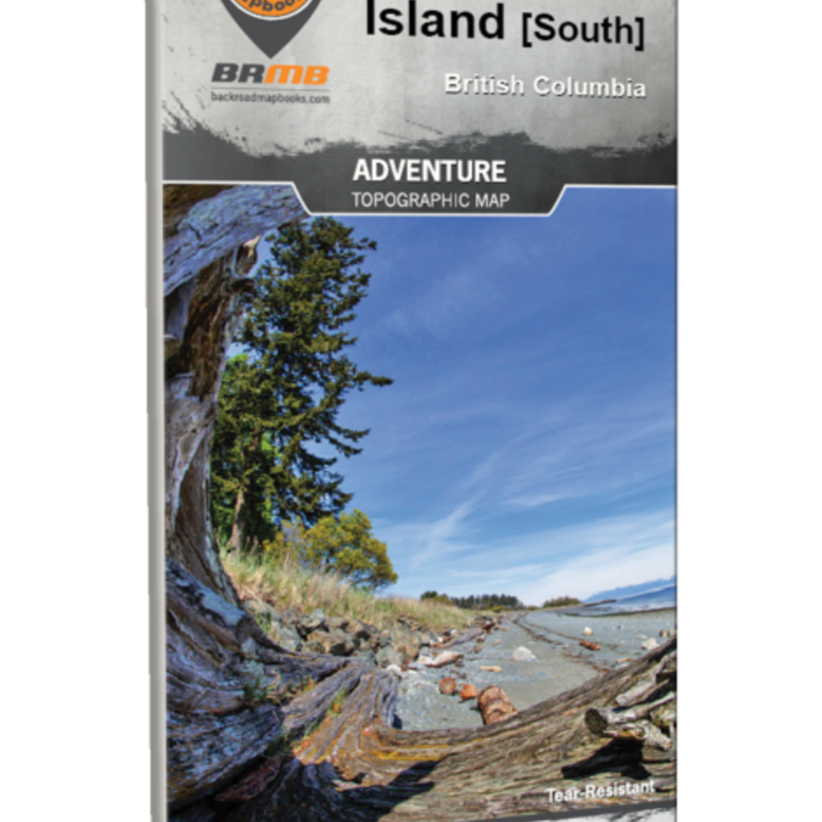 Backroad Mapbooks Van Isl South Waterproof Map