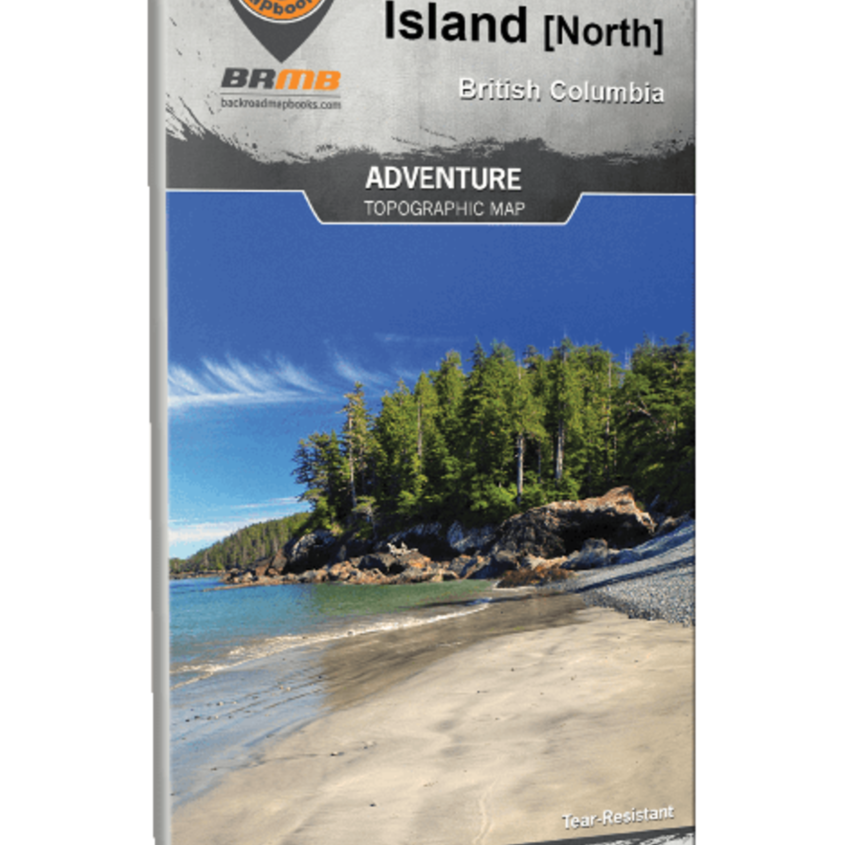 Backroad Mapbooks Van Isl North Waterproof Map