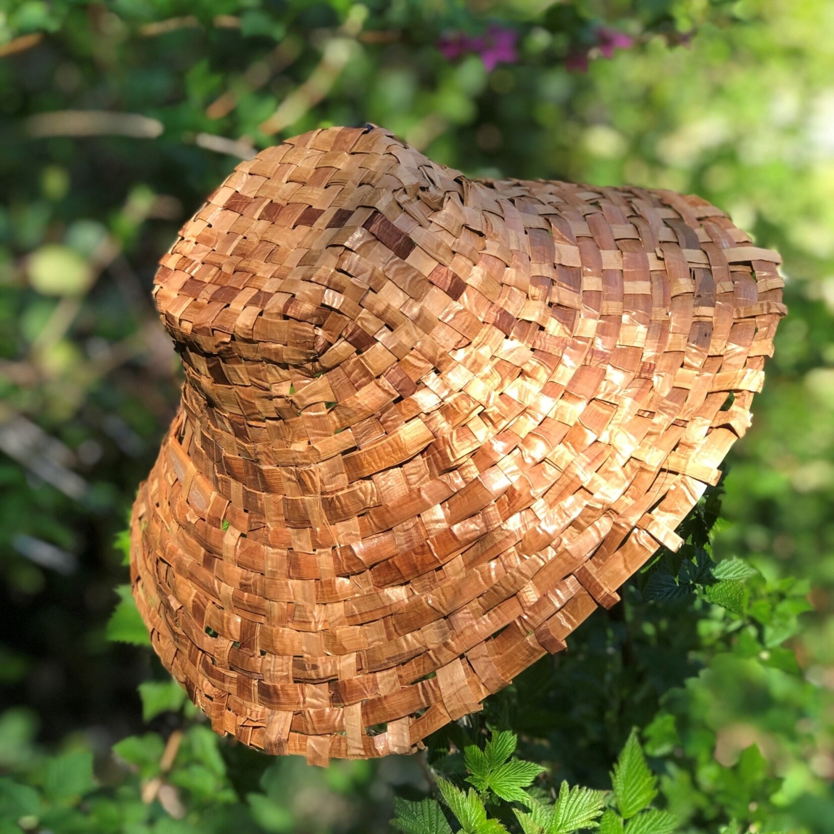 Elizabeth George Woven Cedar  Hat