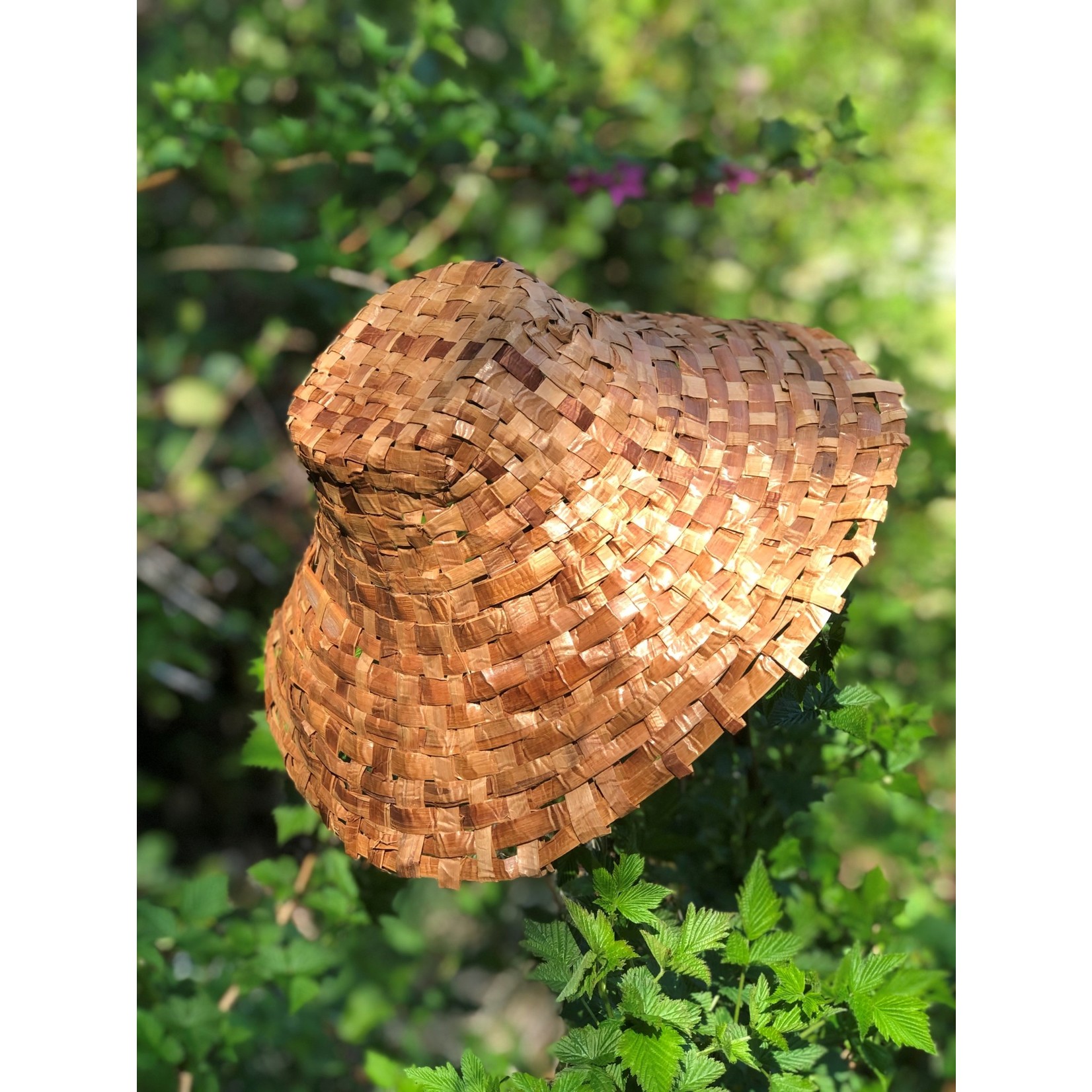 Elizabeth George Woven Cedar  Hat