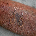 Elizabeth George earrings cedar rope