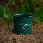 Tourism Tofino Enamel Mug Green