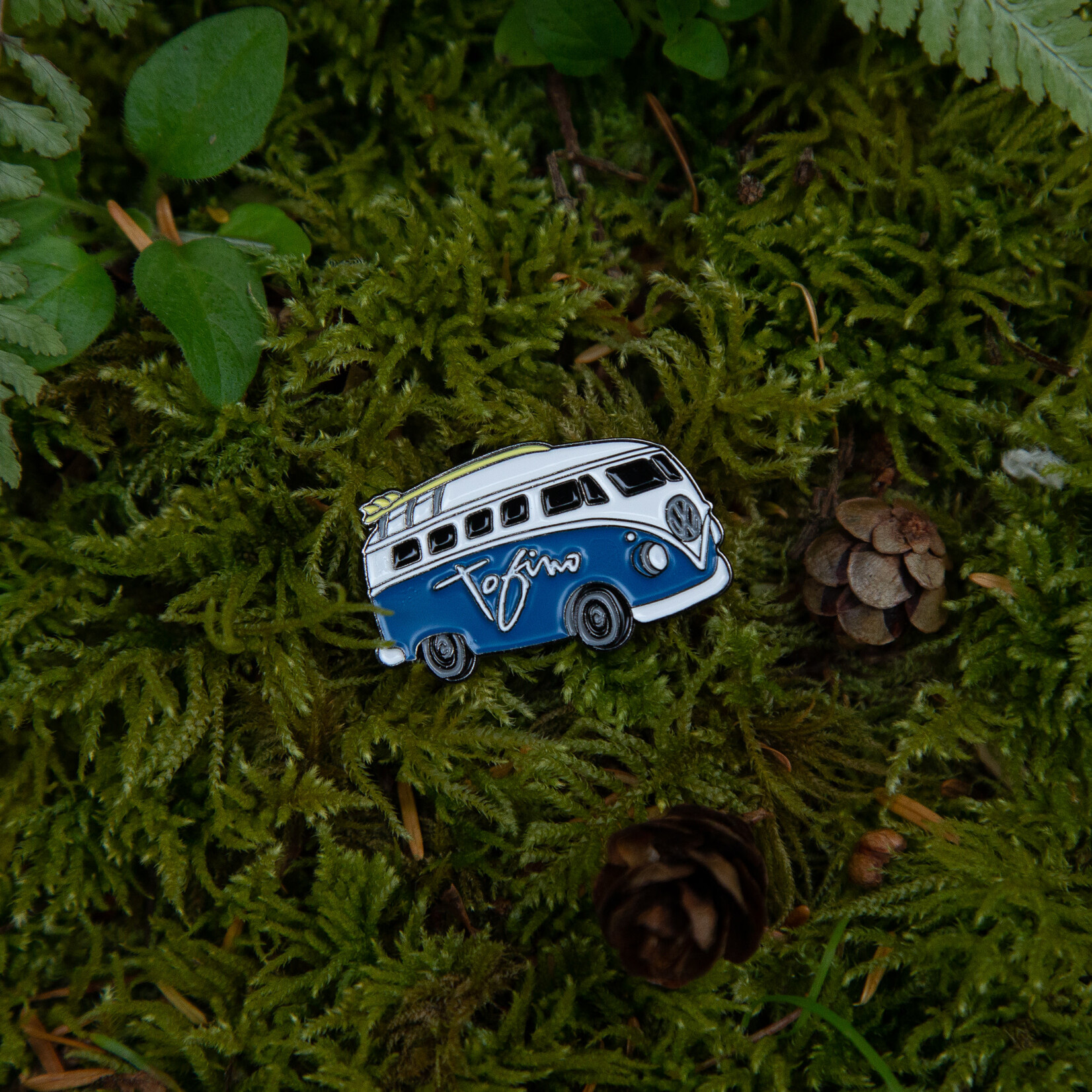Tourism Tofino Chestervan Lapel Silver Pin