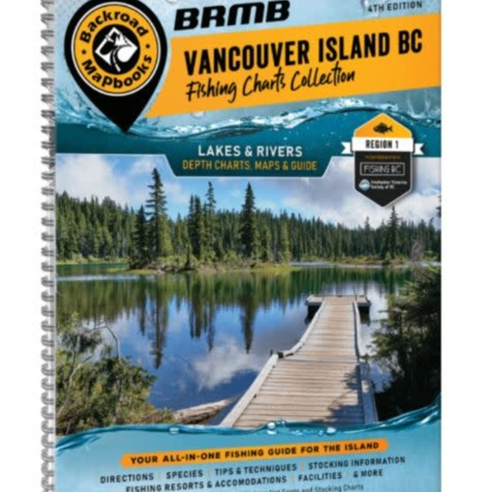Backroad Mapbooks Vancouver Island BC Fishing