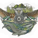 Claire Watson West Coast Wild print