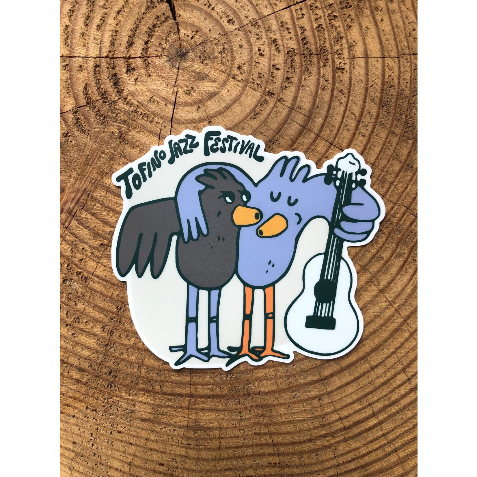 Tofino Jazz Festival Birds Friends Sticker