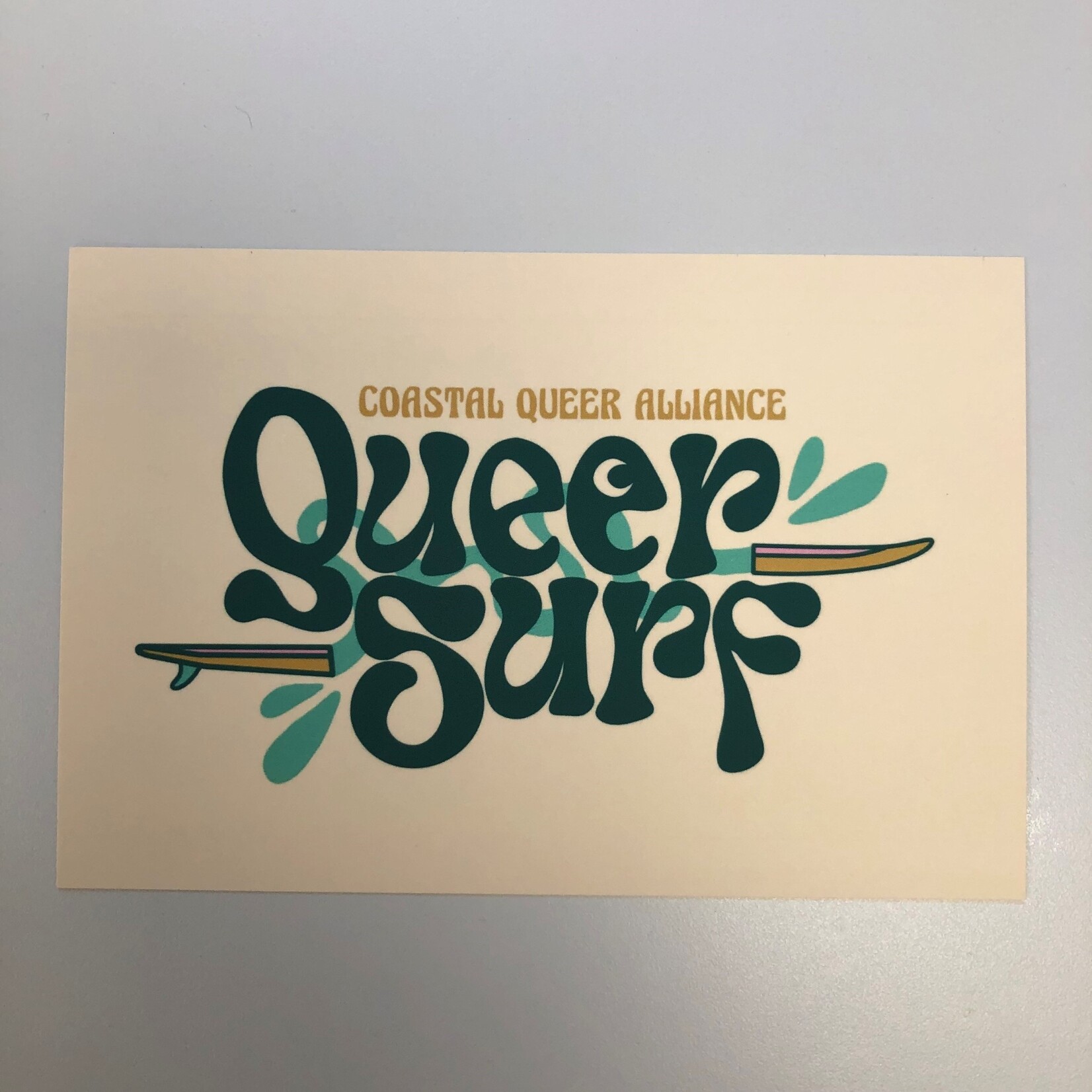 Coastal Queer Alliance Queer Surf Postcard