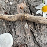 Mermaids Tears Wave Ring Gold Fill