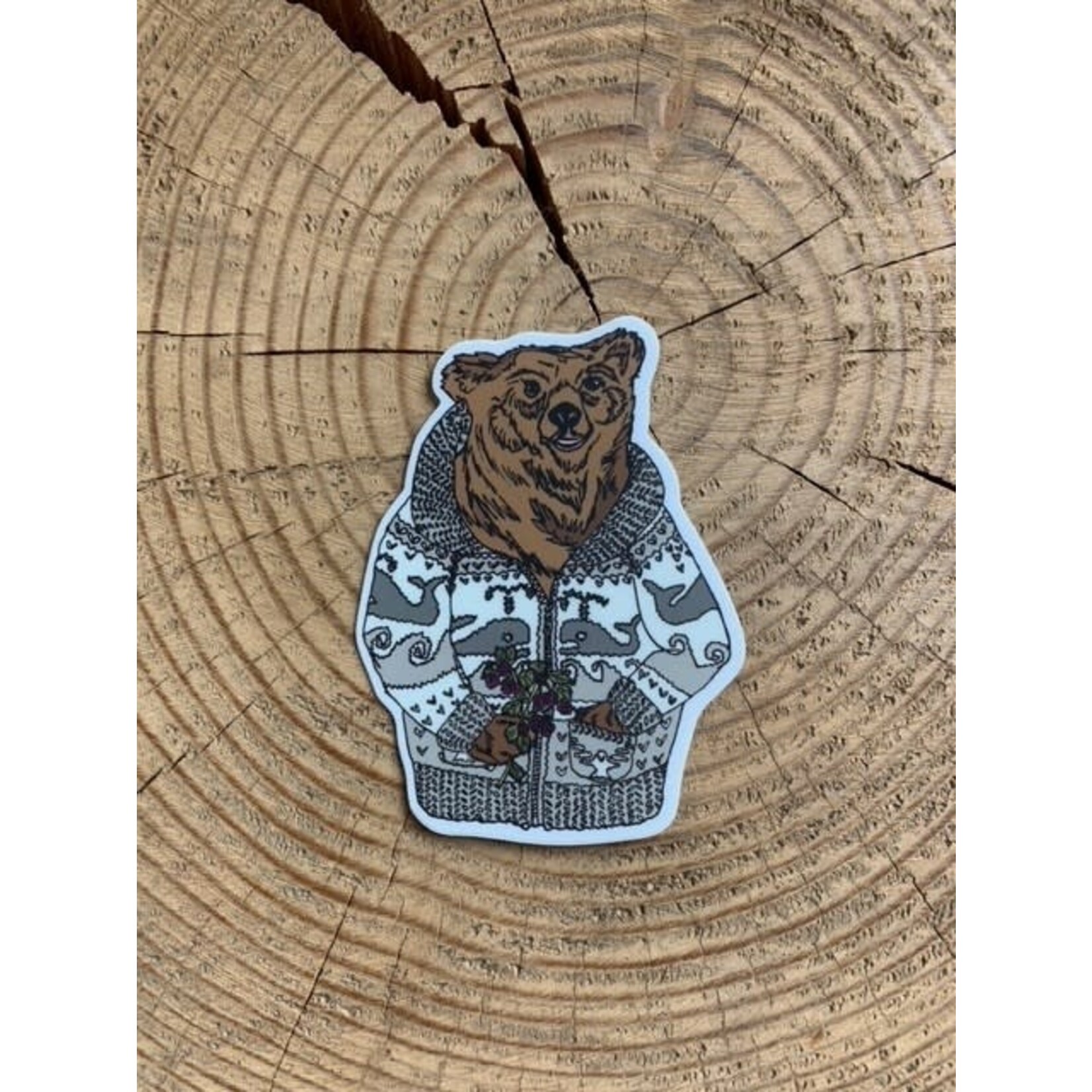 Wild Life Bear Sticker