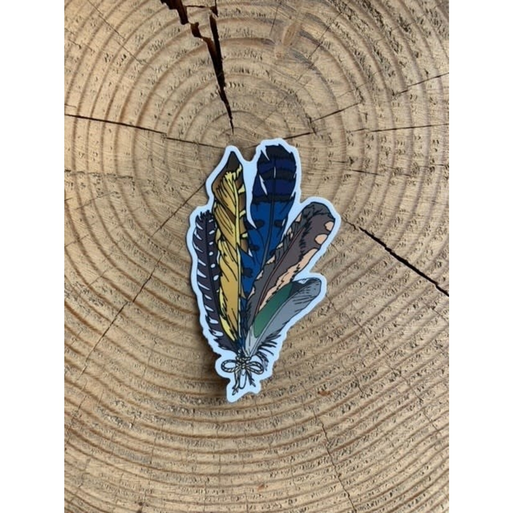 Wild Life Feathers Sticker