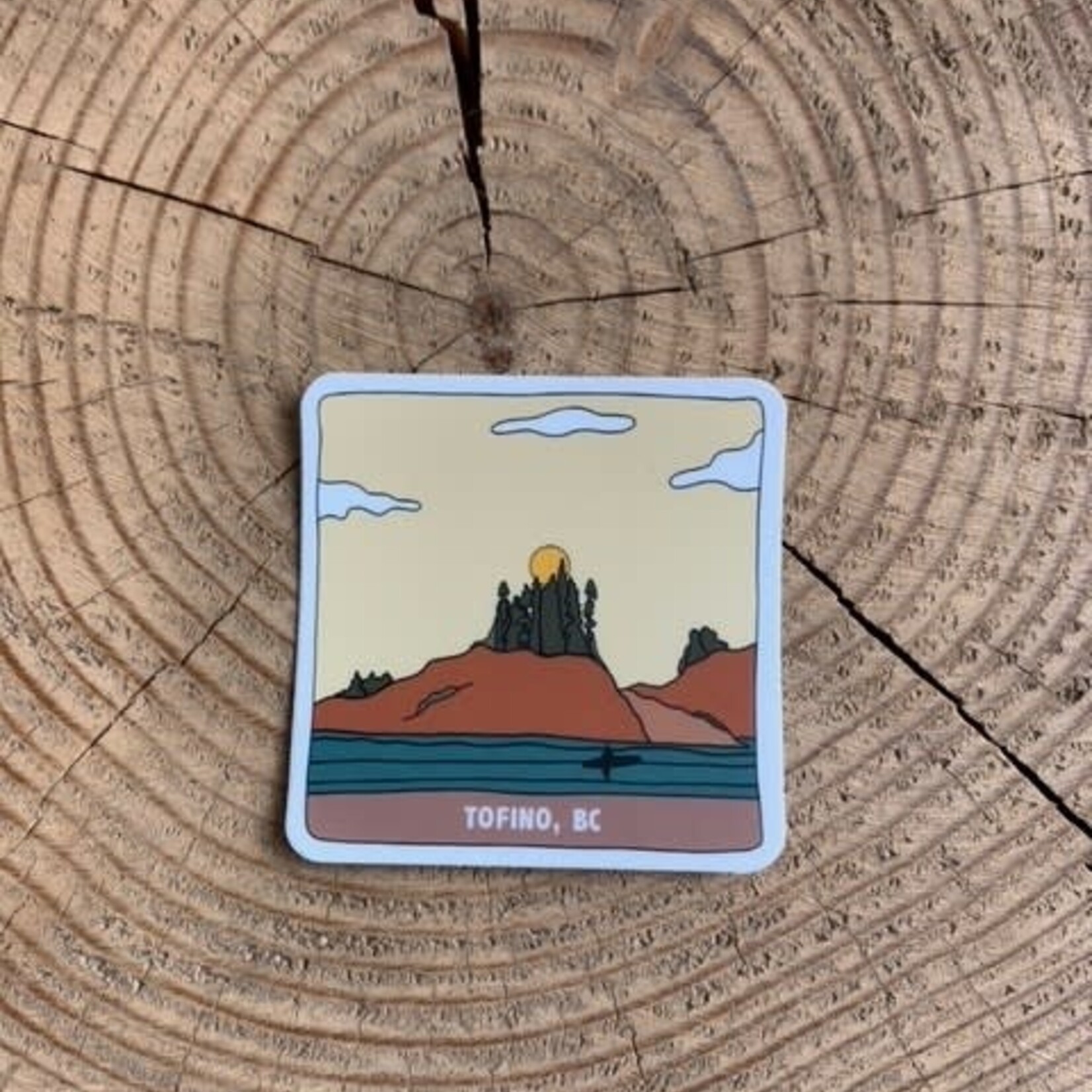 Wavy Baby Cox Bay Sticker