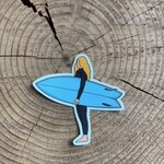 Wavy Baby Big Blue Sticker