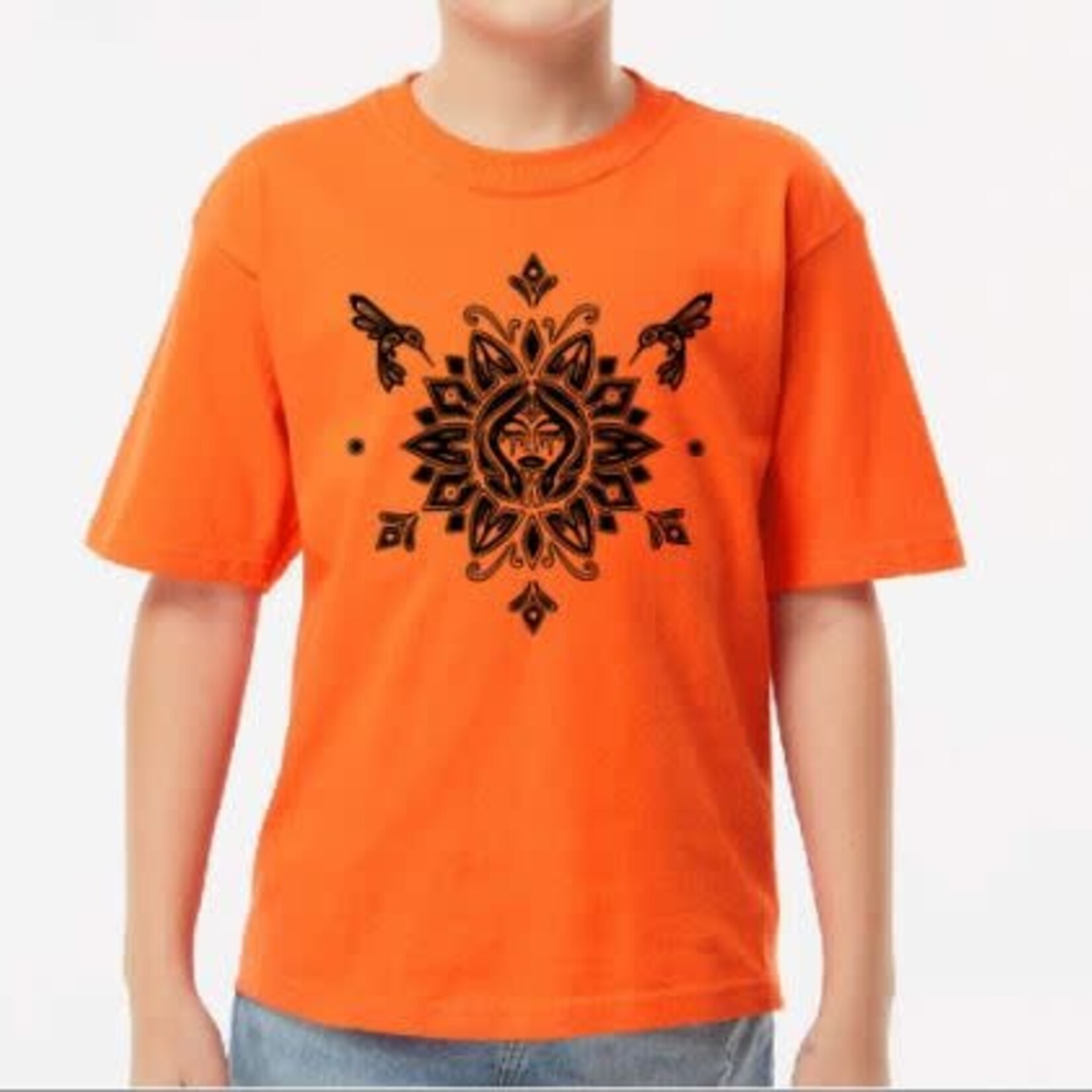 Clayoquot Biosphere Trust Youth Orange T-Shirt Designed by Koyah Morgan-Banke
