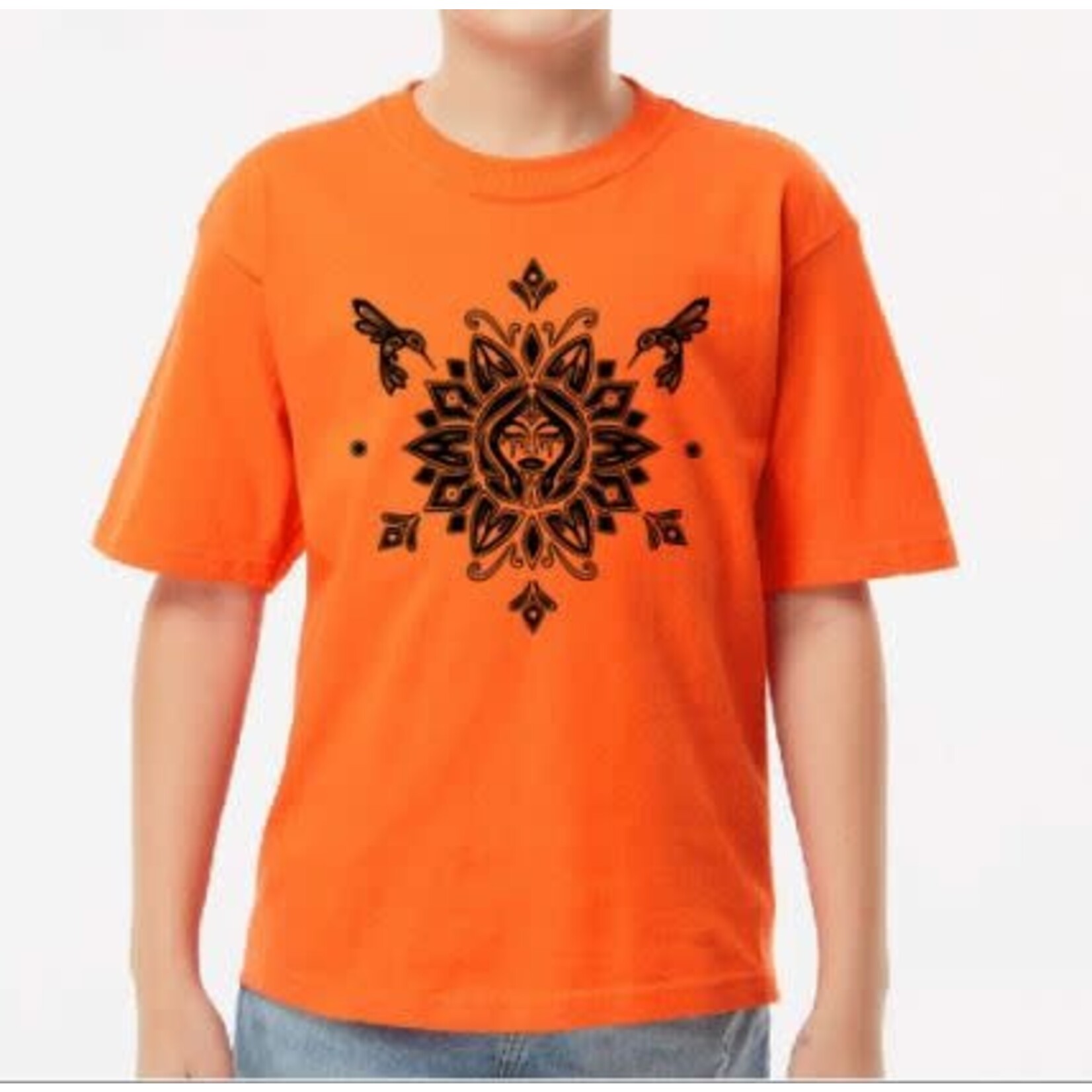 Clayoquot Biosphere Trust Youth Orange T-Shirt Designed by Koyah Morgan-Banke