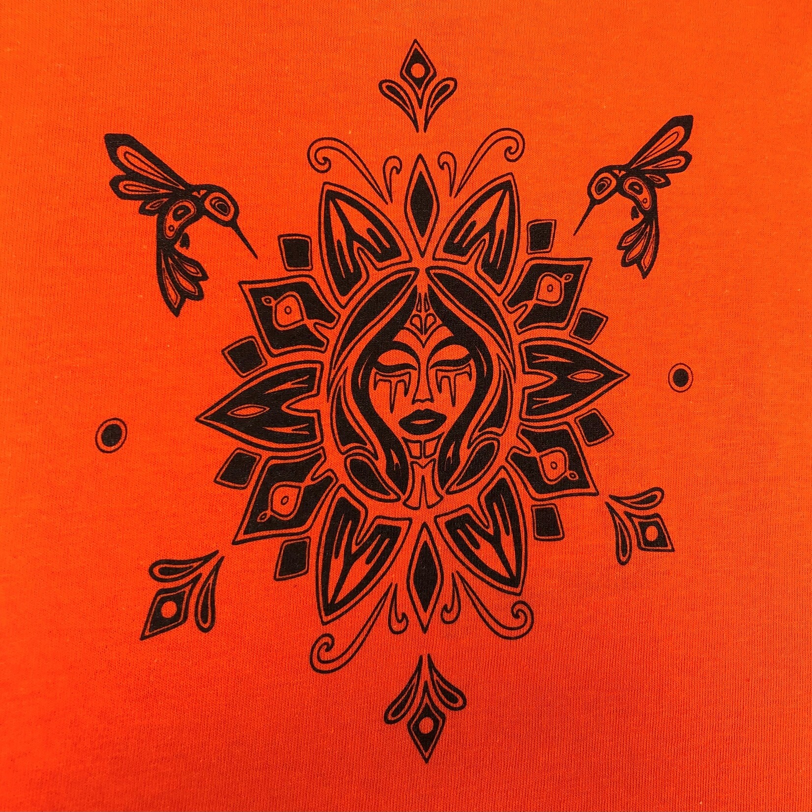 Clayoquot Biosphere Trust Youth Orange T-Shirt Designed by Koyah Morgan-Banke