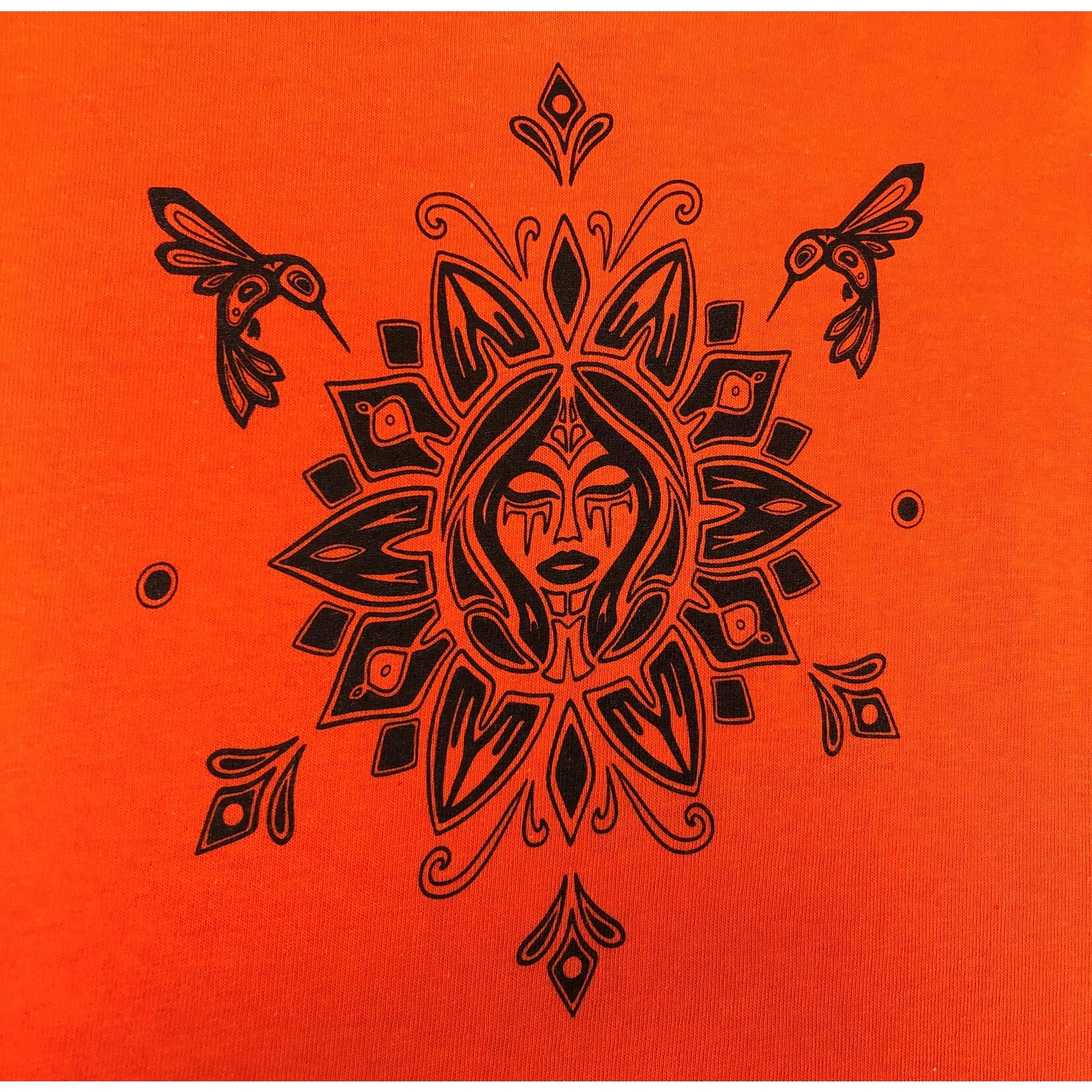 Clayoquot Biosphere Trust Youth Orange T-Shirt Designed by Koyah Morgan-Banke