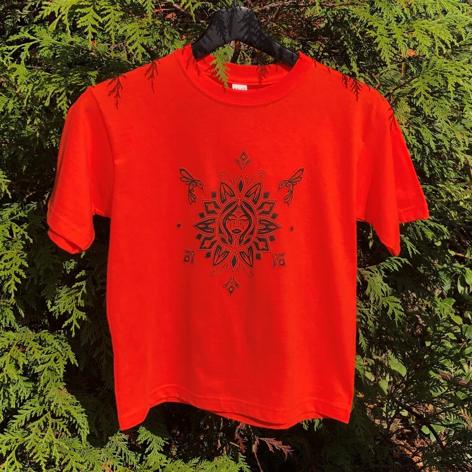 Clayoquot Biosphere Trust Youth Orange T-Shirt Designed by Koyah Morgan-Banke