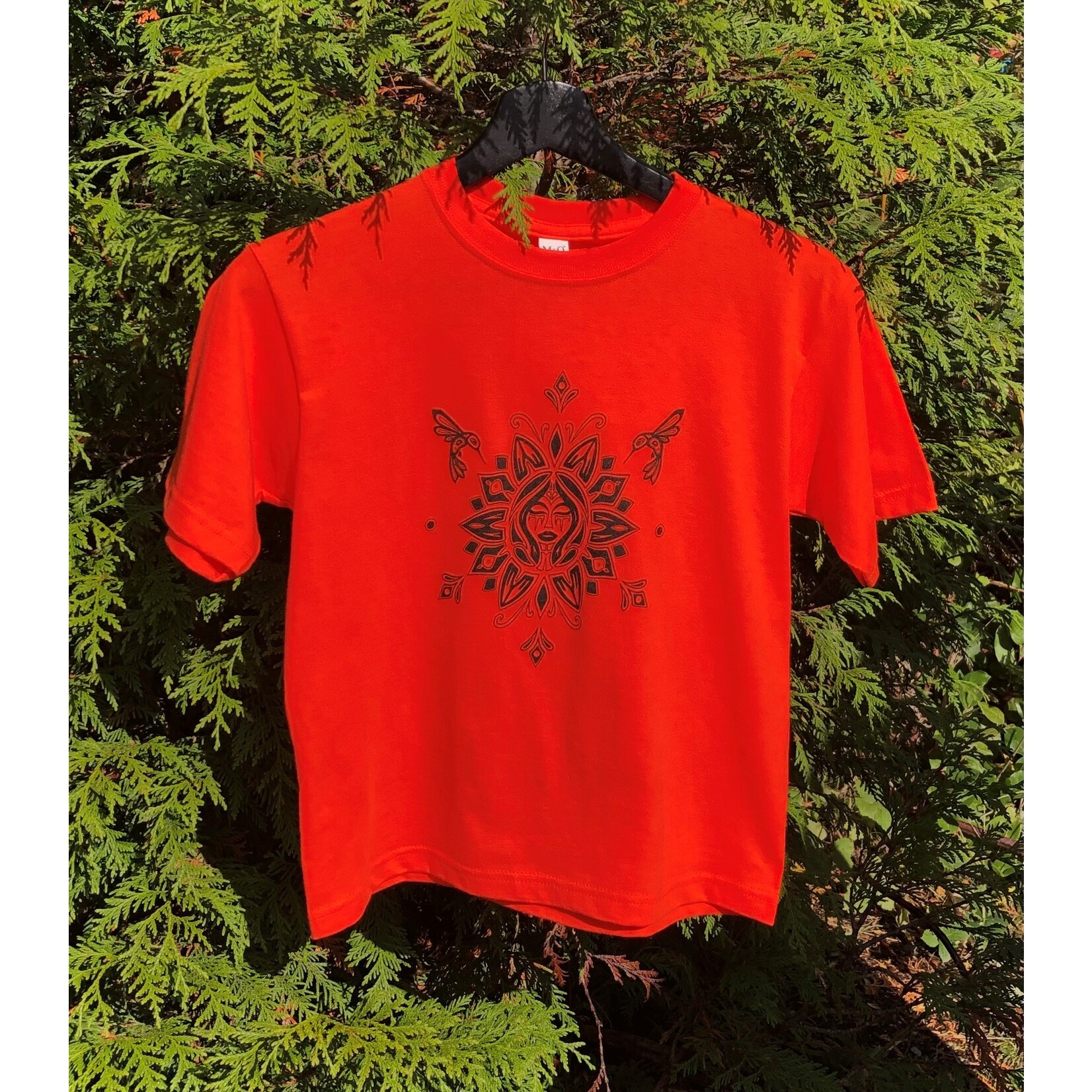 Clayoquot Biosphere Trust Youth Orange T-Shirt Designed by Koyah Morgan-Banke