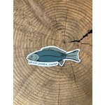 Wavy Baby BC Fish Sticker