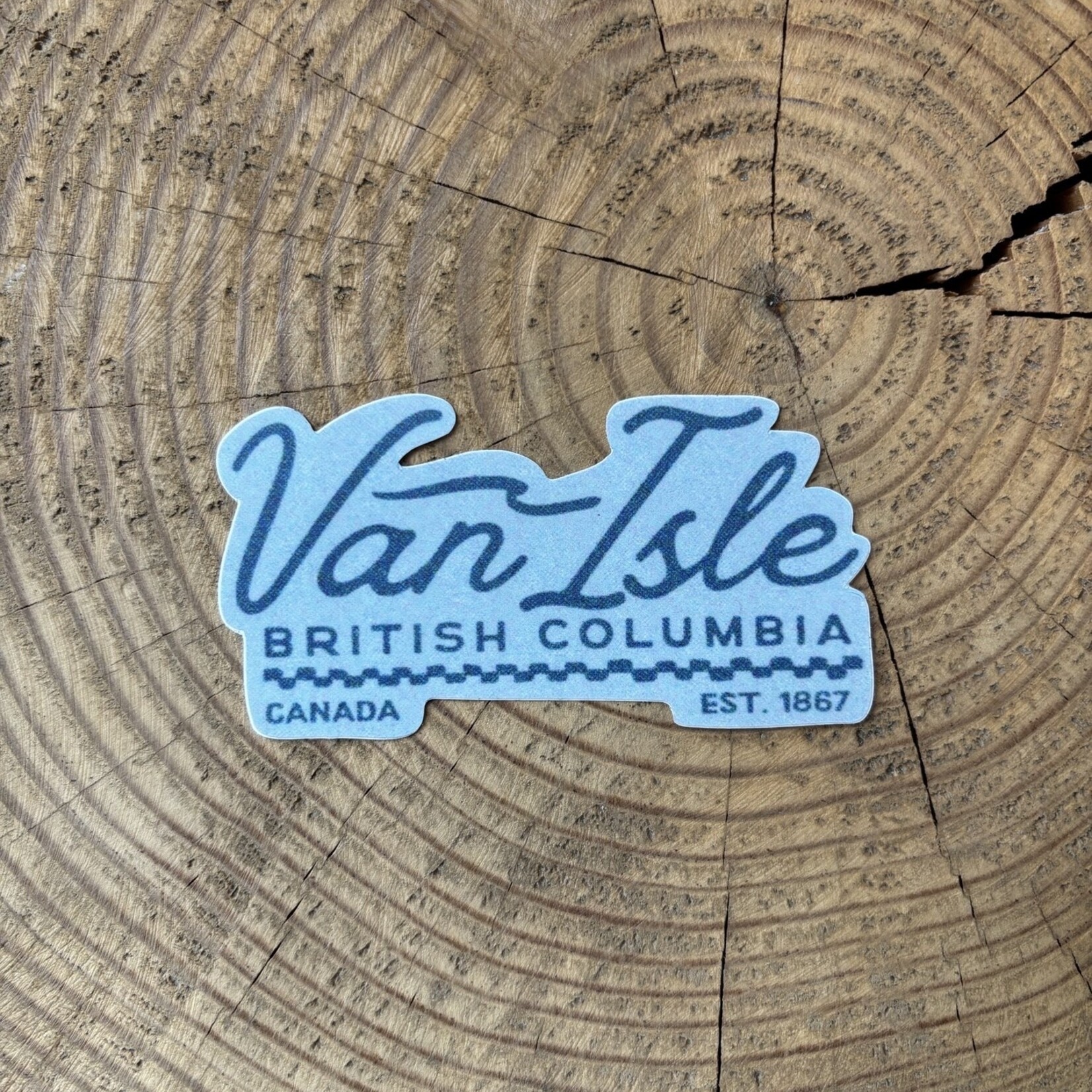 Wavy Baby Van Isle Sticker
