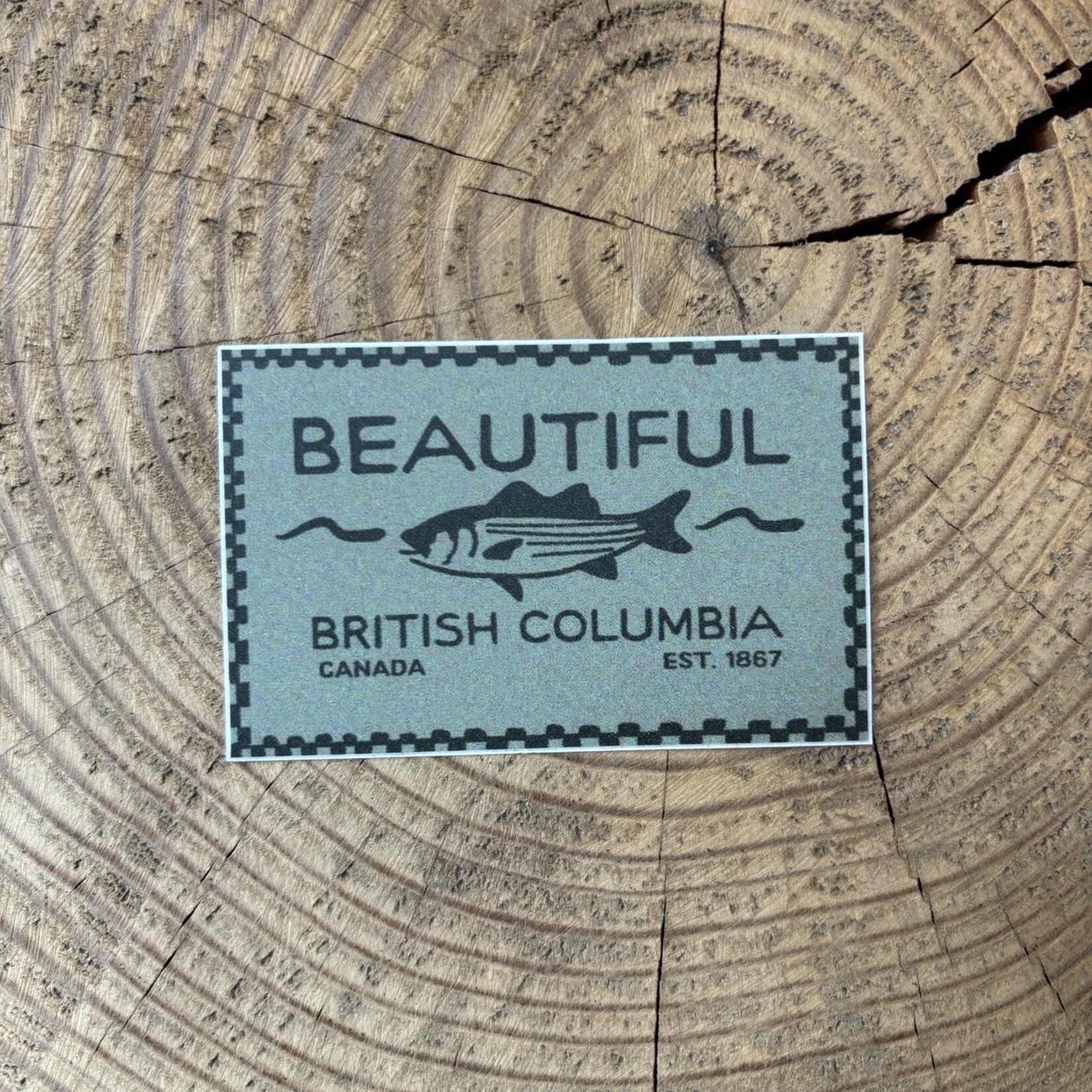 Wavy Baby Beautiful BC Sticker