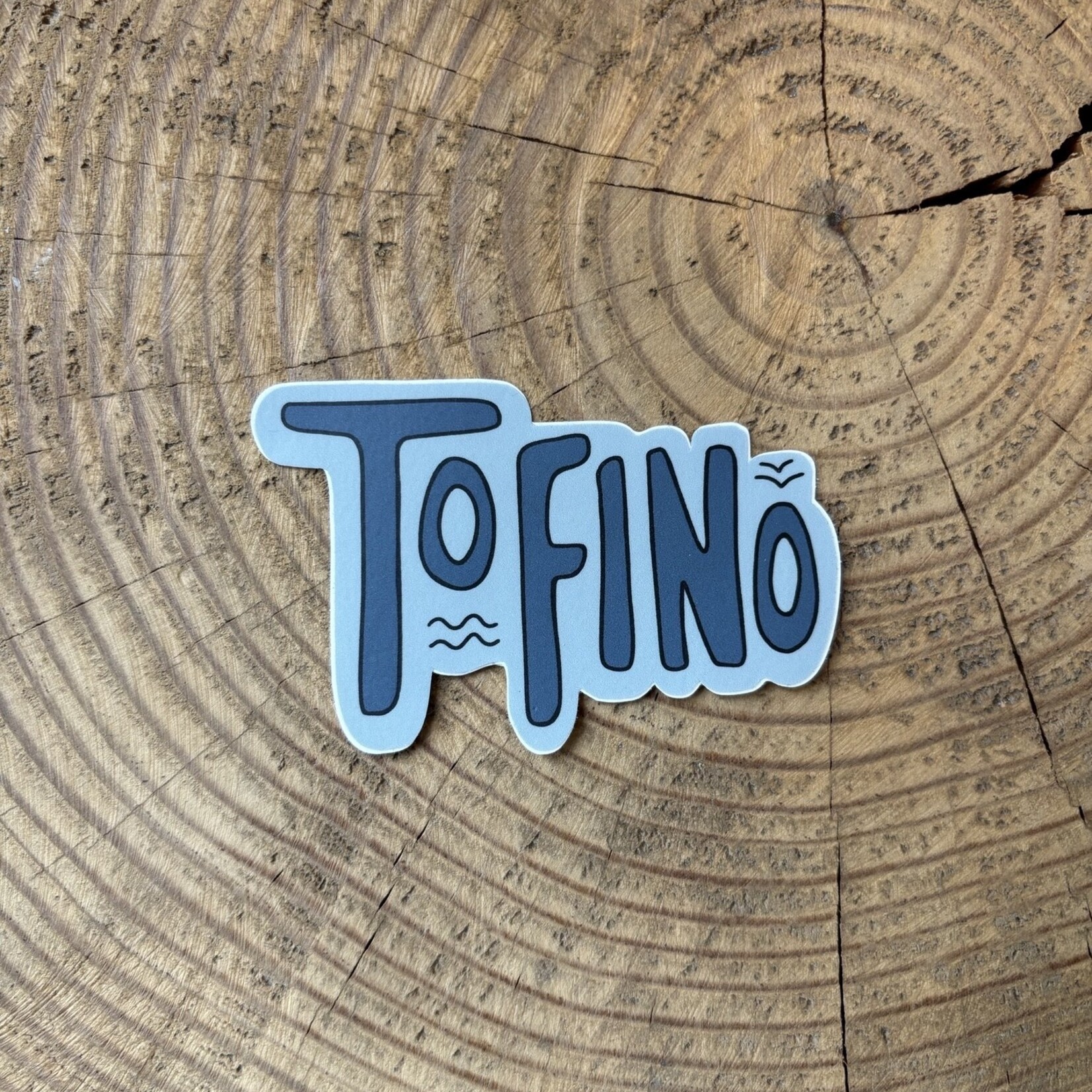 Wavy Baby Tofino Blue Sticker