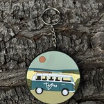Tourism Tofino PVC Long Beach Van Key Chain